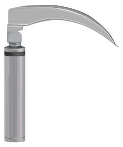 hand-held laryngoscope