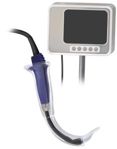 a videolaryngoscopy device and presentation screen