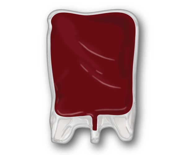 blood bag ready for a transfusion
