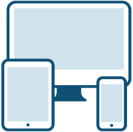 icon of desktop, tablet, and mobile devices