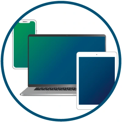 A phone, laptop and tablet as all ways you can do the CRNA CE Courses